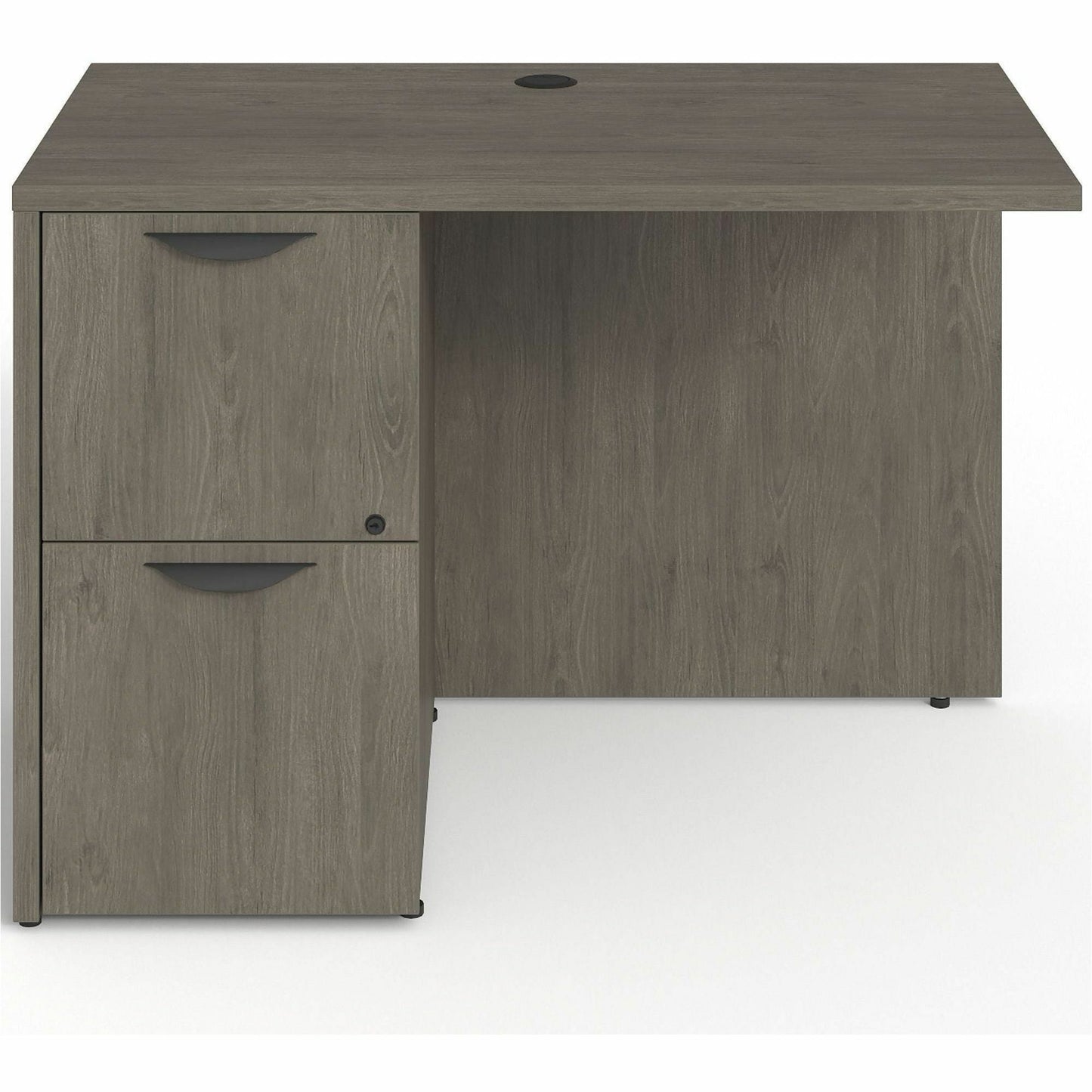 Lorell Prominence 2.0 Left Return with 2 - Drawer Locking File Pedestal 42"W x 24"D x 29"H (LLR - LLRPR2442LXX) - SchoolOutlet
