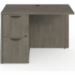 Lorell Prominence 2.0 Left Return with 2 - Drawer Locking File Pedestal 42