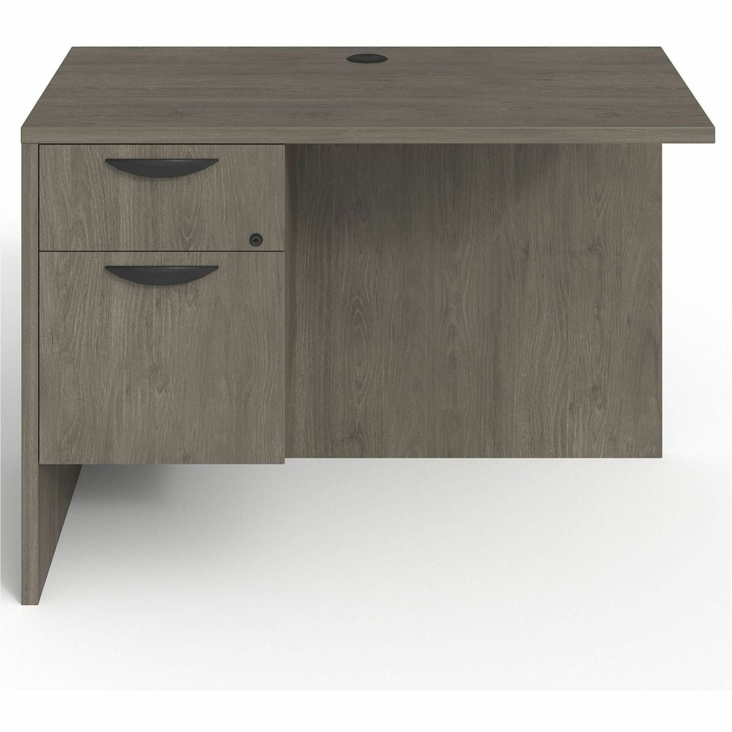 Lorell Prominence 2.0 Left Return with 2 - Drawer Box/File Locking Pedestal 42"W x 24"D x 29"H (LLR - LLRPR2442QLXX) - SchoolOutlet