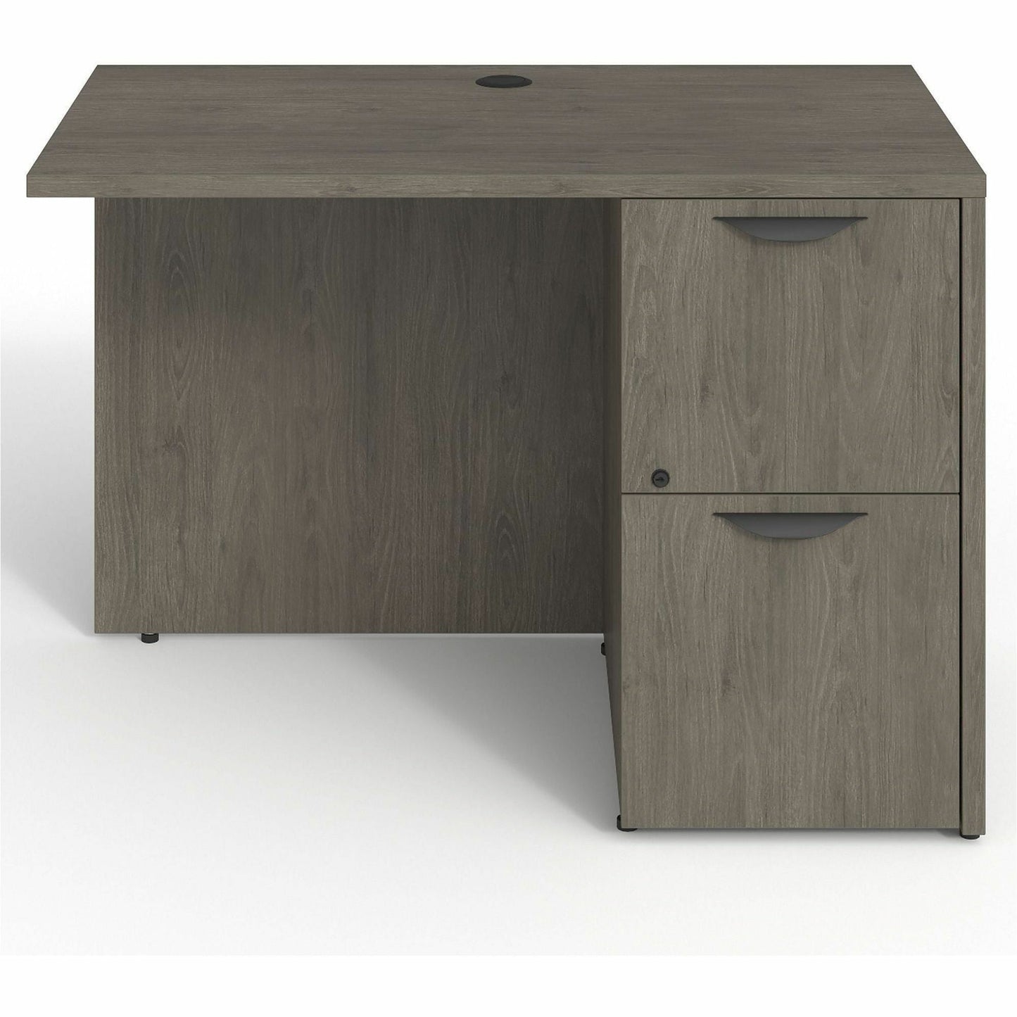 Lorell Prominence 2.0 Series Right-Pedestal Return 42"W x 24"D x 29"H (LLR-LLRPR2442RXX) - SchoolOutlet