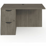 Lorell Prominence 2.0 Left Return with 2 - Drawer Locking File Pedestal 48