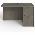 Lorell Prominence 2.0 Right Return with 2 - Drawer Locking File Pedestal 48