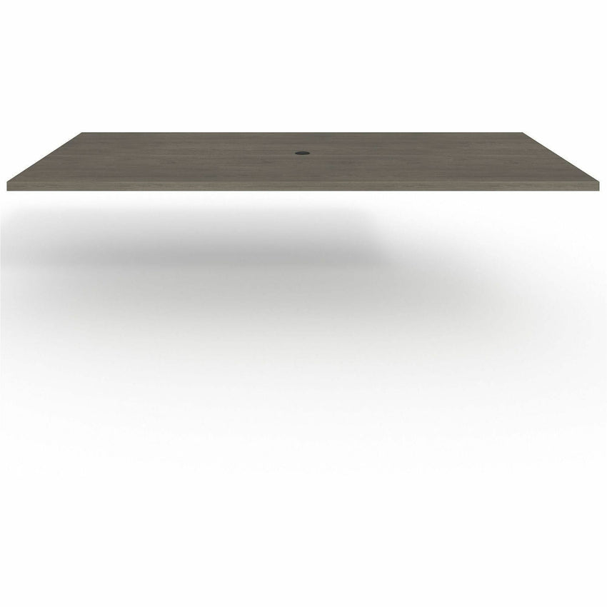 Lorell Prominence 2.0 Rectangular Conference Tabletop Gray Elm 96"W x 48"D (LLR - LLRPRC4896GE) - SchoolOutlet