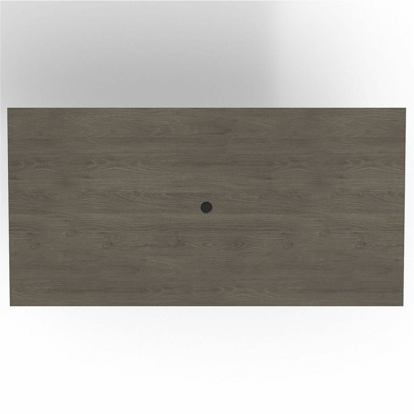 Lorell Prominence 2.0 Rectangular Conference Tabletop Gray Elm 96"W x 48"D (LLR - LLRPRC4896GE) - SchoolOutlet