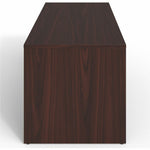 Lorell Prominence 2.0 Mahogany Laminate Peninsula Desk 72