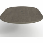 Lorell Prominence 2.0 Racetrack Conference Tabletop Gray Elm 96