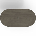Lorell Prominence 2.0 Racetrack Conference Tabletop Gray Elm 96