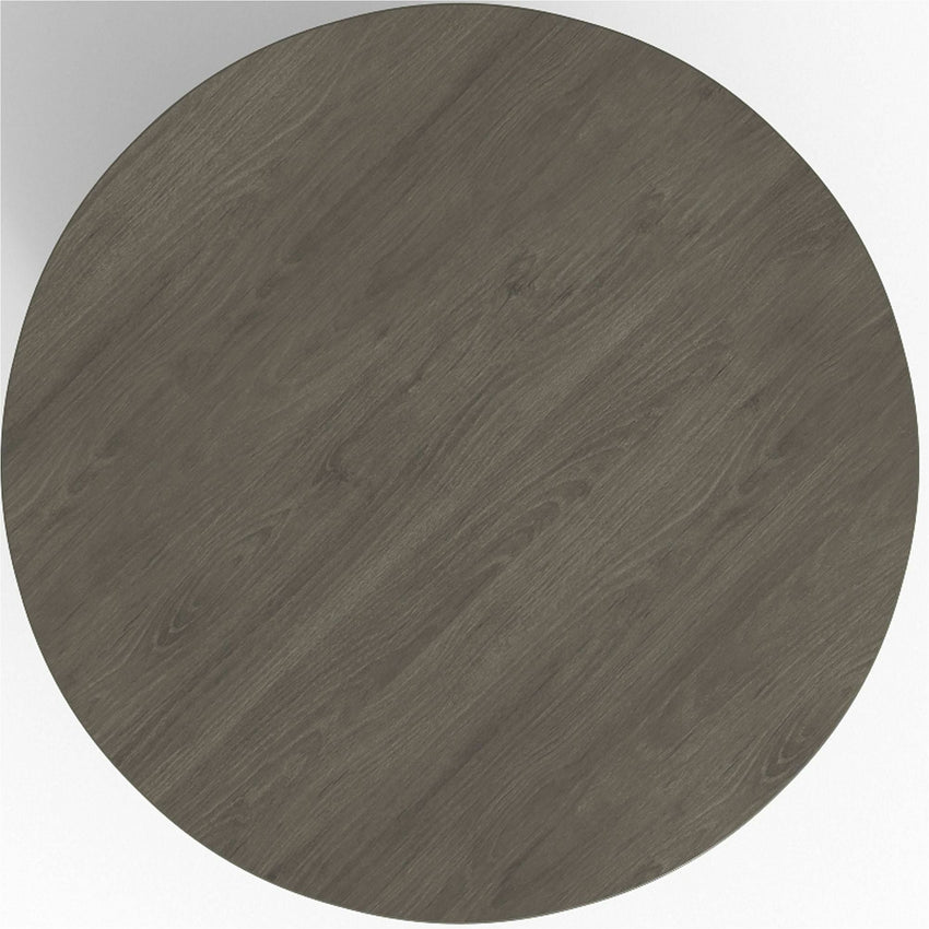 Lorell Prominence 2.0 Round High Performance Laminate Conference Table Gray Elm 42" Diameter x 29"H (LLR - LLRPT42RGE) - SchoolOutlet