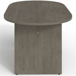 Lorell Prominence 2.0 Racetrack Conference Table Gray Elm 72