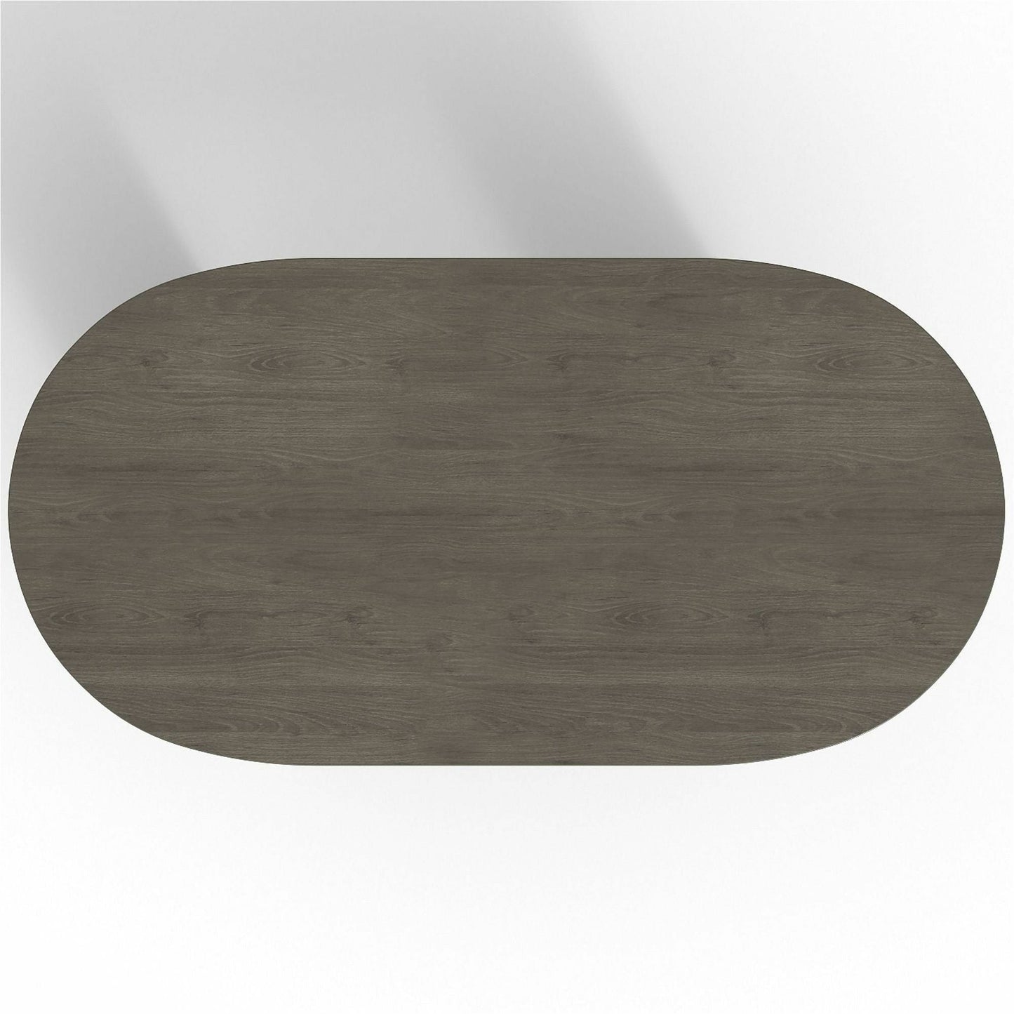 Lorell Prominence 2.0 Racetrack Conference Table Gray Elm 72"W x 36"D x 29"H (LLR - LLRPT7236GE) - SchoolOutlet