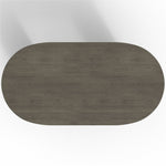 Lorell Prominence 2.0 Racetrack Conference Table Gray Elm 72