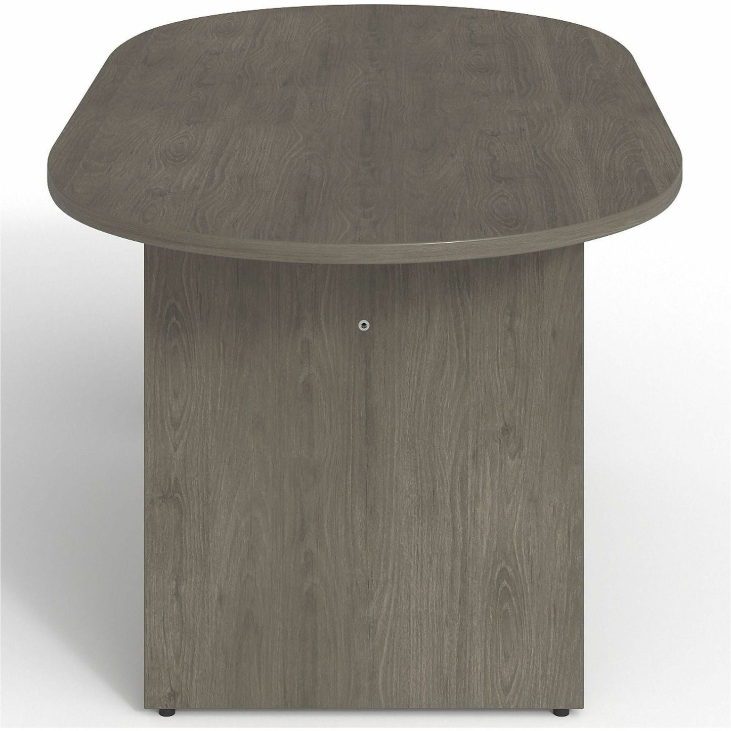 Lorell Prominence 2.0 Racetrack Conference Table Gray Elm 72"W x 36"D x 29"H (LLR - LLRPT7236GE) - SchoolOutlet
