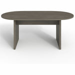 Lorell Prominence 2.0 Racetrack Conference Table Gray Elm 72