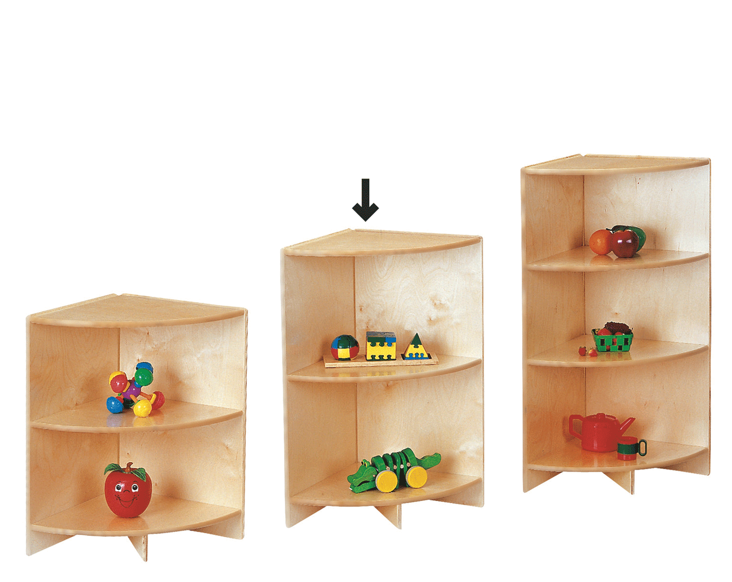 Jonti-Craft Low Outside Corner Storage (JON-4009JC)