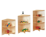 Jonti-Craft Low Outside Corner Storage (JON-4009JC)