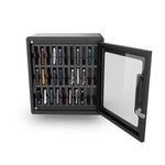 Luxor CellGuard 32 Bay Cell Phone Cabinet with Wall Mount Plate Organized Classroom Phone Storage (CHZZ002) - SchoolOutlet
