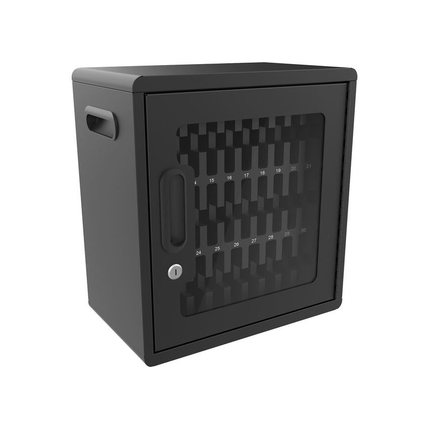 Luxor CellGuard 32 Bay Cell Phone Cabinet with Wall Mount Plate Organized Classroom Phone Storage (CHZZ002) - SchoolOutlet