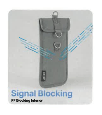 Luxor CellGuard Signal Blocking Phone Pouch Lockable RFID - Blocking Storage Sleeve (LUX - CHZZ003) - SchoolOutlet