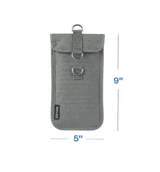 Luxor CellGuard Signal Blocking Phone Pouch Lockable RFID - Blocking Storage Sleeve (LUX - CHZZ003) - SchoolOutlet