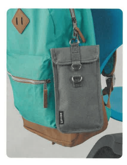 Luxor CellGuard Signal Blocking Phone Pouch Lockable RFID - Blocking Storage Sleeve (LUX - CHZZ003) - SchoolOutlet