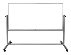 Luxor 90" W x 40" H Double-Sided Magnetic Whiteboard (DEMW003)