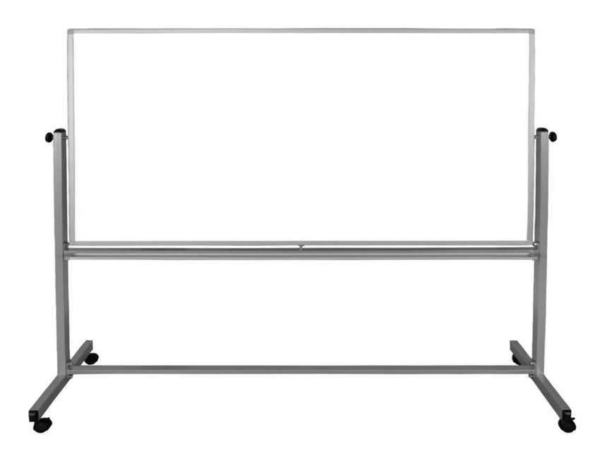 Luxor 90" W x 40" H Double - Sided Magnetic Whiteboard (DEMW003) - SchoolOutlet