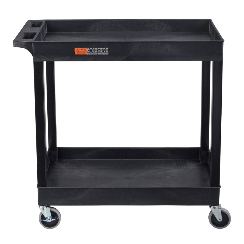 Luxor E Series EC11 - Tub Cart 2 Shelves - 35.25" W x 34.25" H (Luxor LUX-EC11) - SchoolOutlet