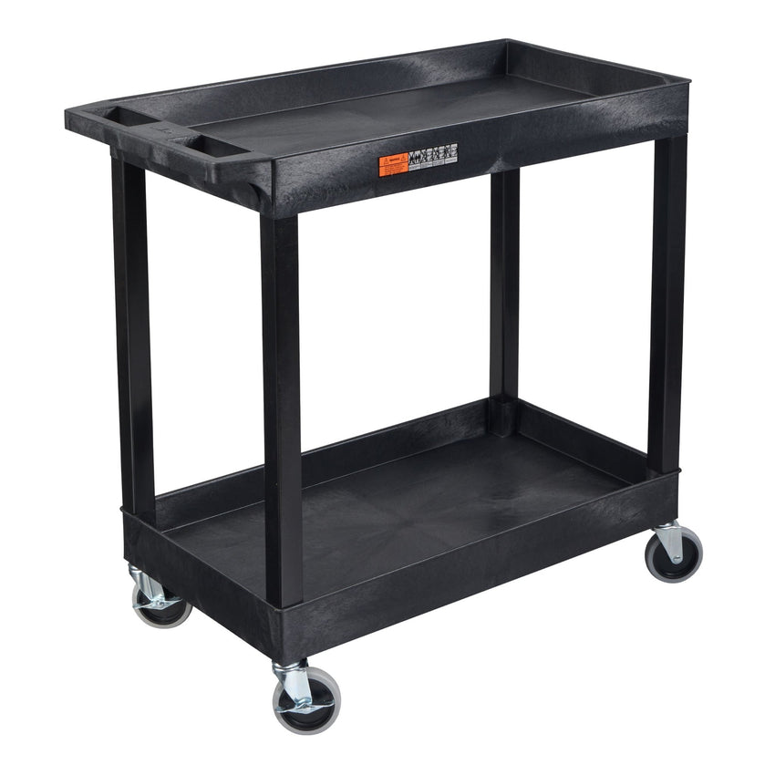 Luxor E Series EC11 - Tub Cart 2 Shelves - 35.25" W x 34.25" H (Luxor LUX-EC11) - SchoolOutlet