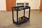 Luxor E Series EC11 - Tub Cart 2 Shelves - 35.25