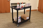 Luxor E Series EC11 - Tub Cart 2 Shelves - 35.25