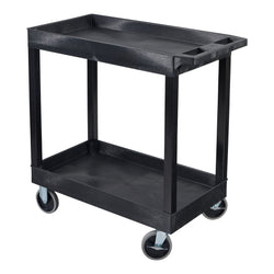 Luxor E Series EC11 - Tub Cart 2 Shelves -  35.25" W x 34.25" H (Luxor LUX-EC11)