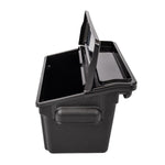 Luxor E Series EC11-B-OUTRIG - Tub Cart 2 Shelves with Outrigger Utility Cart Bins - 35.25