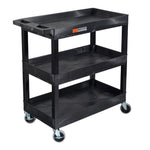 Luxor E Series EC111 - Tub Cart 3 Shelves - 35