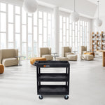Luxor E Series EC111HD - Tub Cart 3 Shelves HD Model - 35