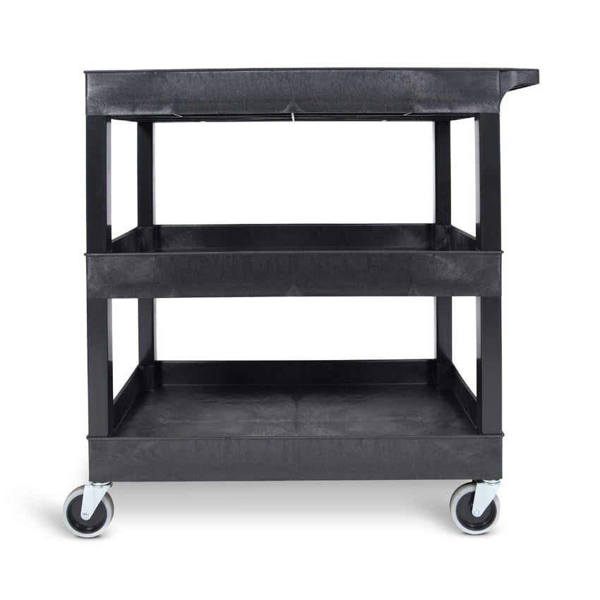 Luxor 18 x 32 Cart 2 Tub / 1 Flat Shelves (LUX-EC121HD-B) - SchoolOutlet