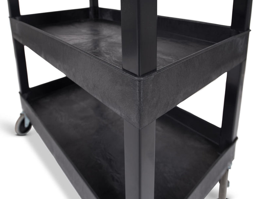 Luxor 18 x 32 Cart 2 Tub / 1 Flat Shelves (LUX-EC121HD-B) - SchoolOutlet