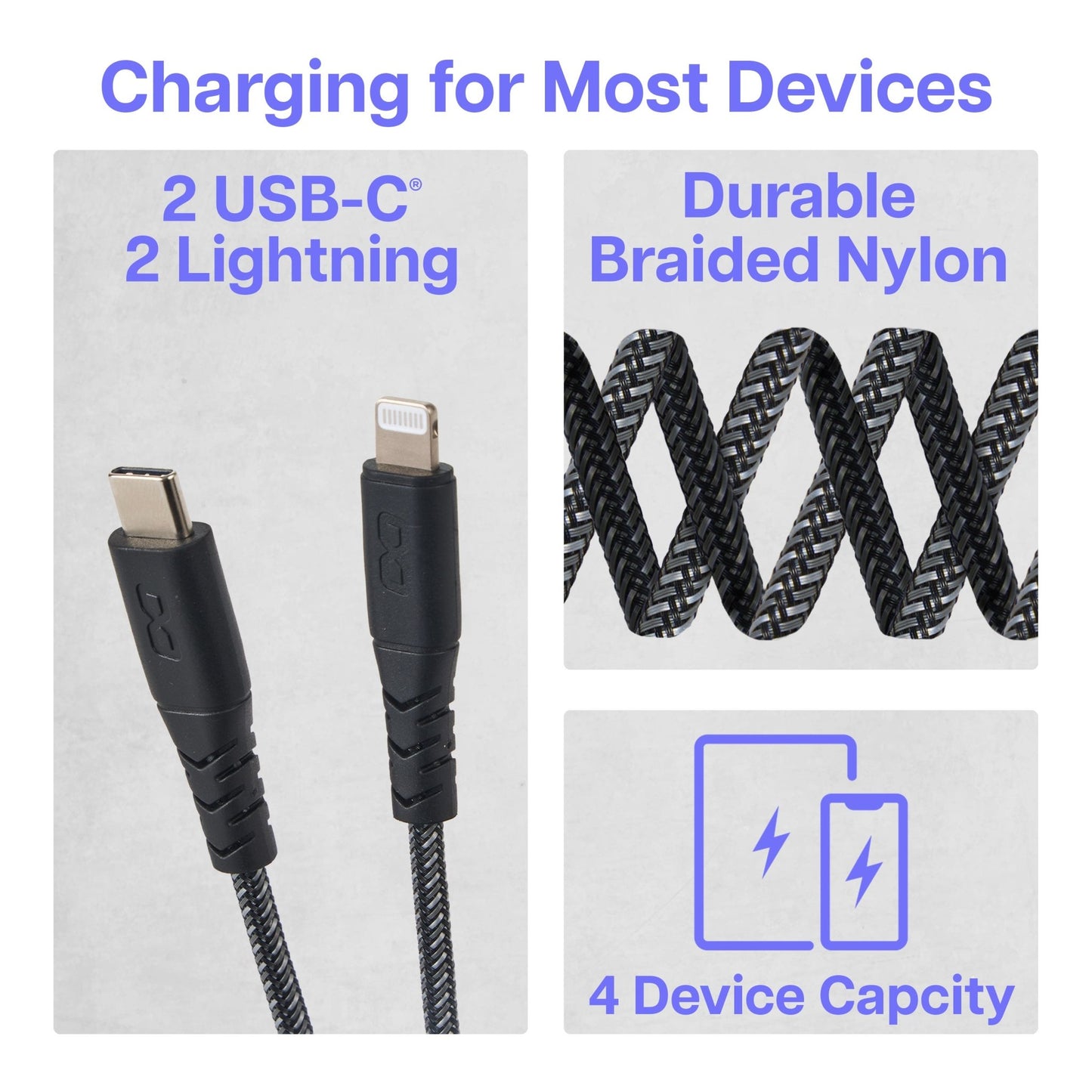 Luxor KwikBoost Mini Charging Hub, Tabletop (LUX - LUX - KB940XX) - SchoolOutlet