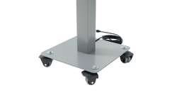 Luxor KwikBoost Wheeled Base for Freestanding Courtesy Charging Stations 15"W x 15"D x 3"H (LUX-KB96008)