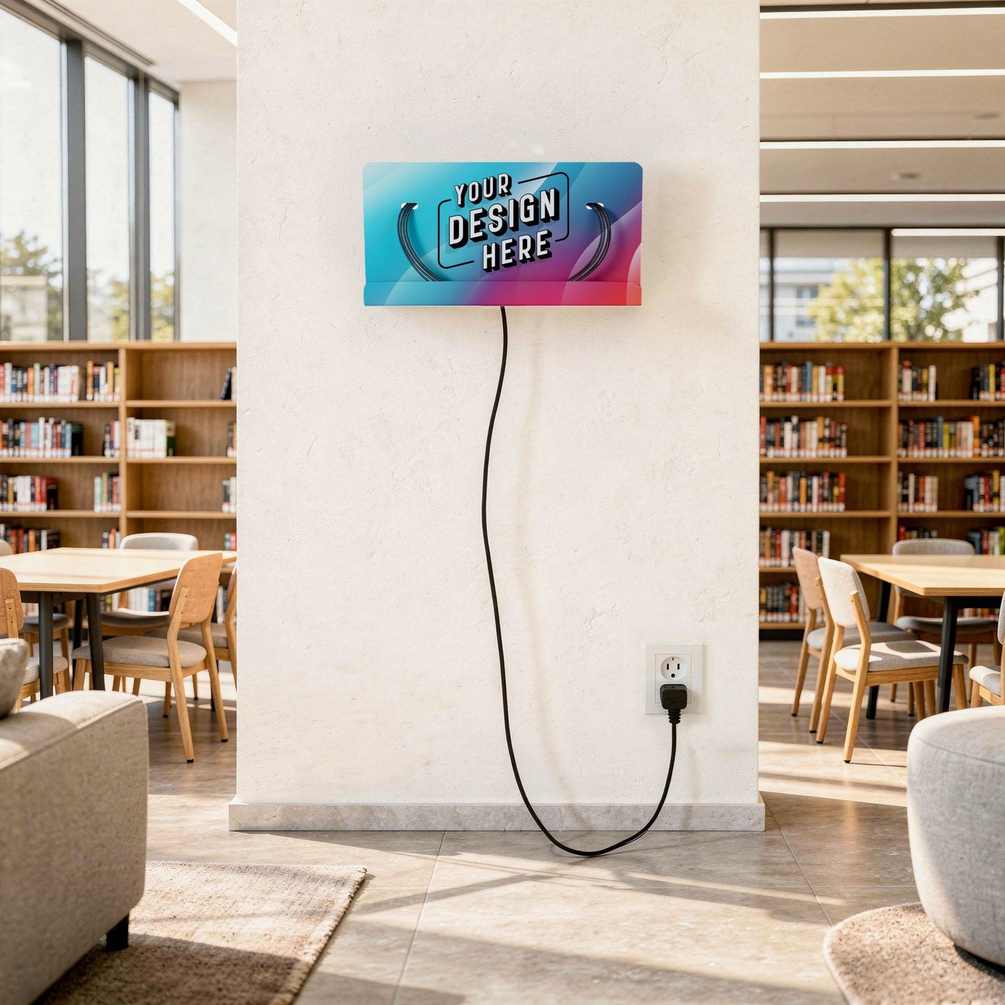 Luxor KwikBoost Wall Mounted Courtesy Charging Station (LUX - KBSCCSWM) - SchoolOutlet