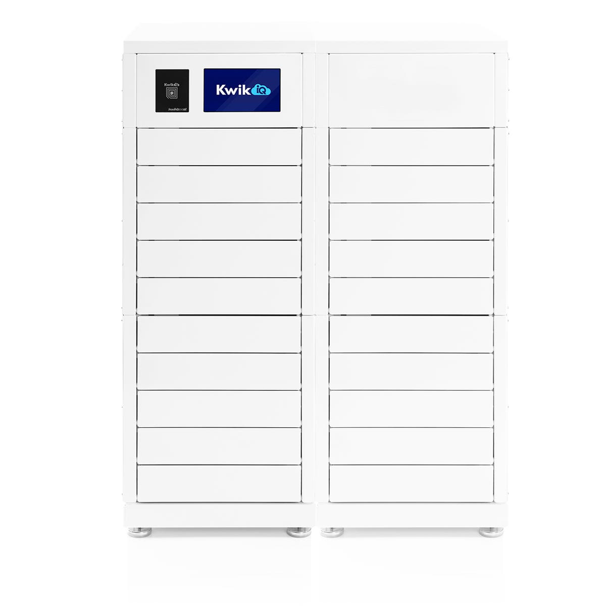 Luxor Kwik IQ - Twenty Bay Large Device Charging Locker Bundle (LUX - KBSL - LD20SB - B) - SchoolOutlet