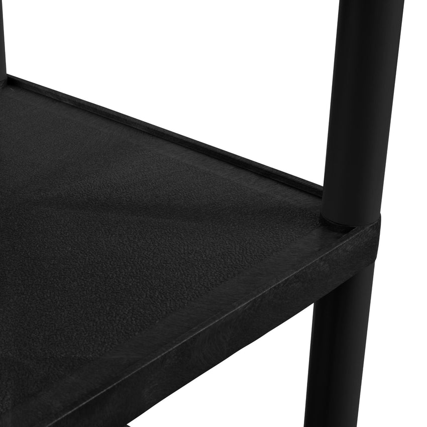 Luxor LP54E-B - Plastic AV Cart 3 Shelves (Luxor LUX-LP54E-B) - SchoolOutlet