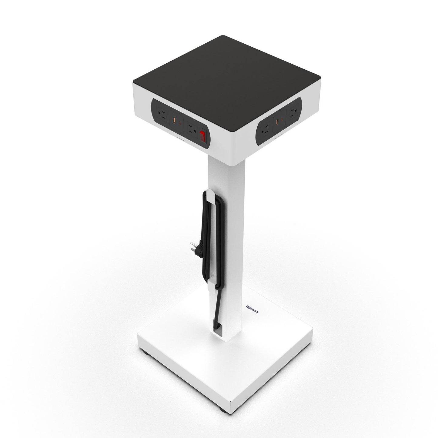 Luxor LuxPower Charging Tower with 8 AC & 8 USB Ports (LUX - LUXPWR2) - SchoolOutlet