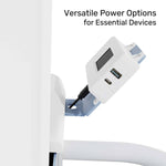 Luxor Vitalize Laptop Cart Adjustable Height Rolling Medical Cart Deluxe 24.1