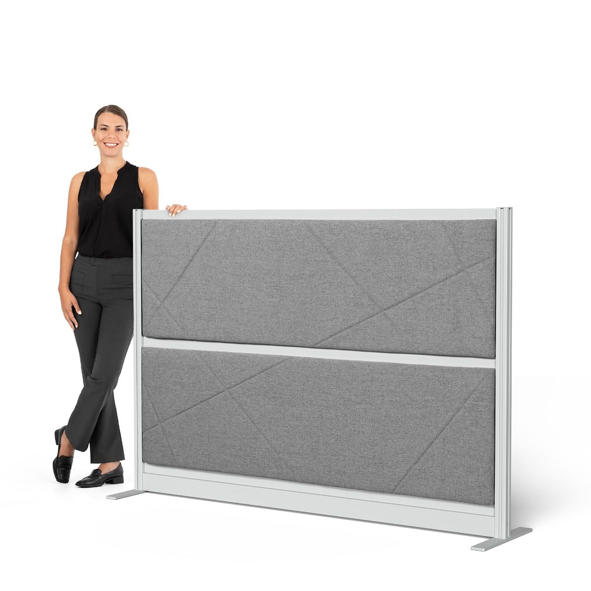 Luxor Tranquility Modular Wall Room Divider System - 70" W x 48"H (PPWL003) - SchoolOutlet