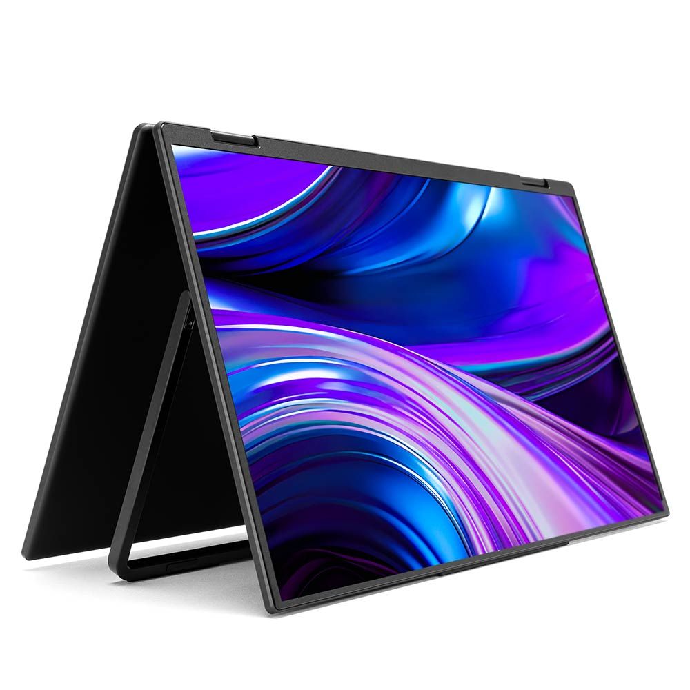 Luxor SideTrak Solo Book 15.6" Stacked Dual Monitor (LUX - STFRHDBK15BL) - SchoolOutlet