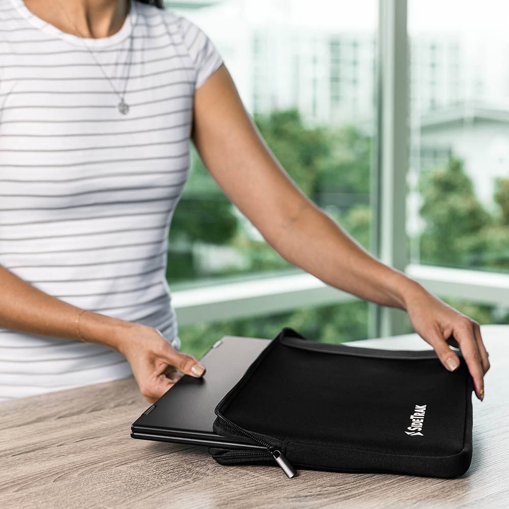 Luxor SideTrak Solo Book 15.6" Stacked Dual Monitor (LUX - STFRHDBK15BL) - SchoolOutlet