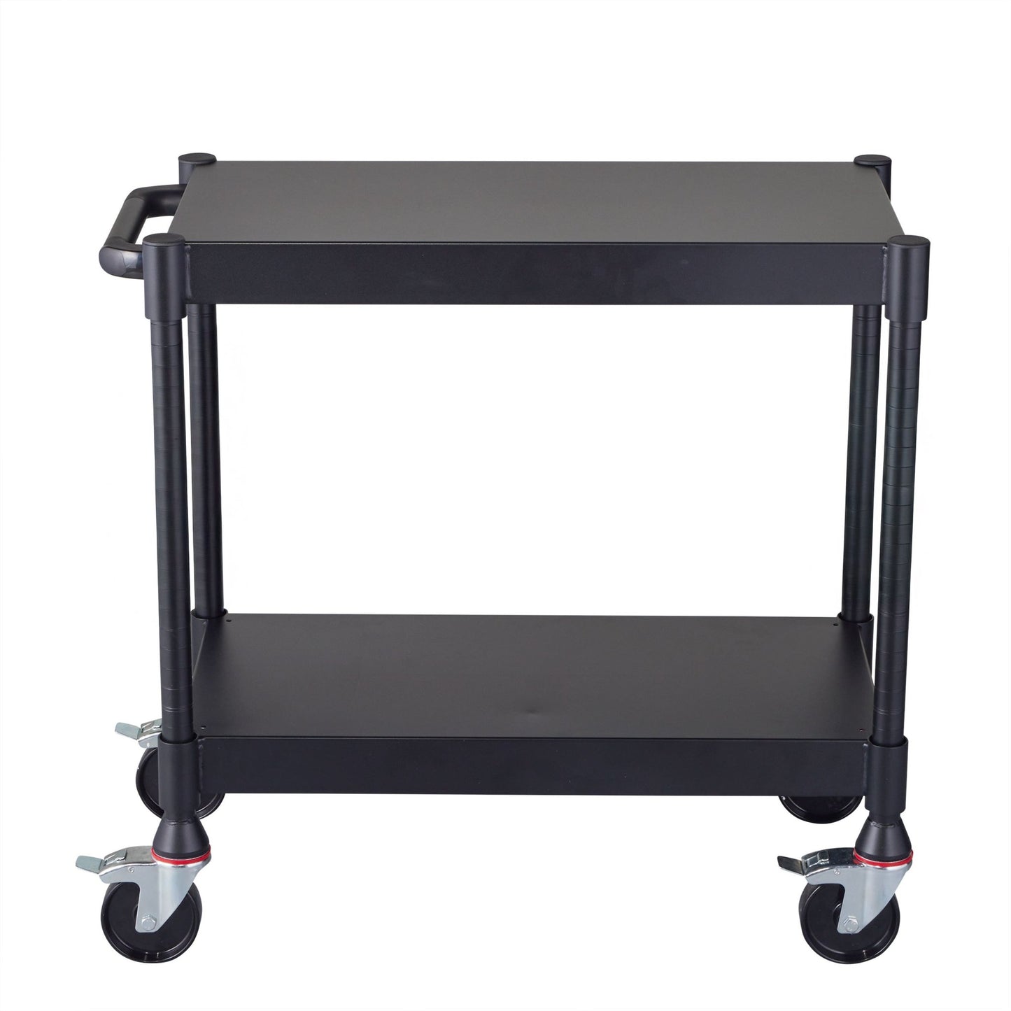 Luxor MightyHaul 24" Heavy-Duty Utility Cart, 2 Shelves (UCMT010) - SchoolOutlet
