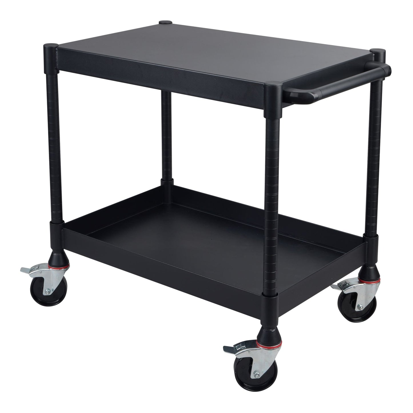 Luxor MightyHaul 24" Heavy-Duty Utility Cart, 2 Shelves (UCMT010) - SchoolOutlet