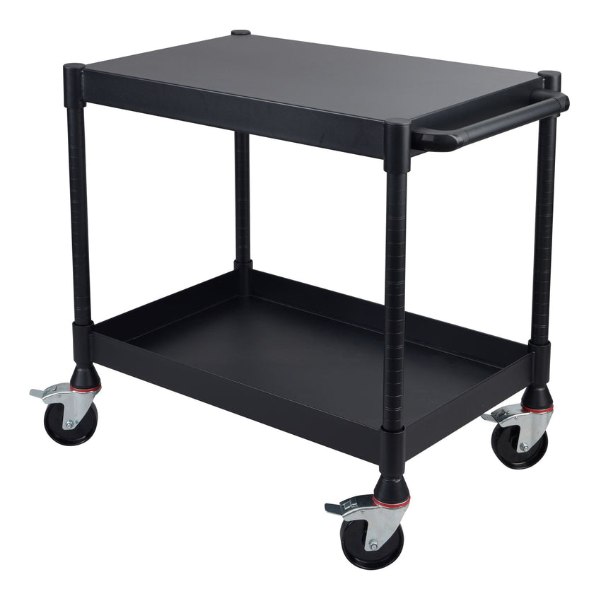 Luxor MightyHaul 24" Heavy-Duty Utility Cart, 2 Shelves (UCMT010) - SchoolOutlet