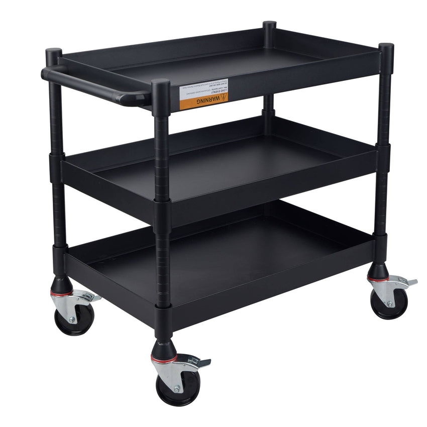Luxor MightyHaul 24" Heavy-Duty Utility Cart, 3 Shelves (UCMT011) - SchoolOutlet